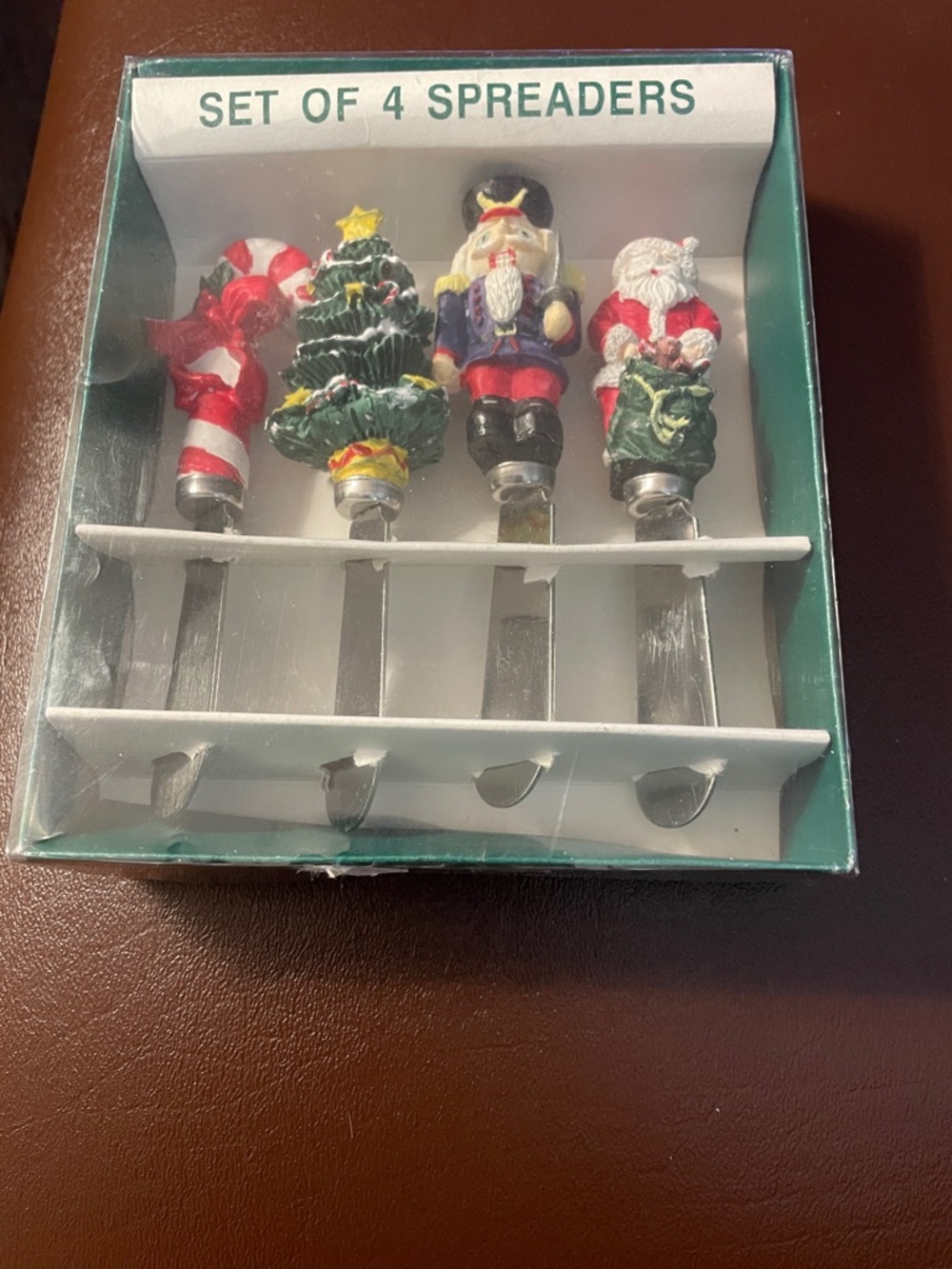 VTG Boston Warehouse Christmas Spreaders Set of 4